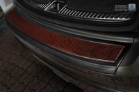 Kryt prahu zadních dveří Deluxe Volvo XC60 -- rok výroby 2013-16 (černý / červeno-černý carbon) Kryt prahu zadních dveří Deluxe Volvo XC60 -- rok výroby 2013-16 (černý / červeno-černý carbon)