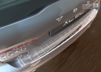 Kryt prahu zadních dveří nerez leštěný Volvo XC60 II R-Design včetně Plug-In Hybrid -- od roku výroby 2017-/2019- / 2021- Kryt prahu zadních dveří nerez leštěný Volvo XC60 II R-Design včetně Plug-In Hybrid -- od roku výroby 2017-/2019- / 2021-