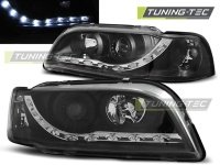 Přední světla Volvo S40, V40, 1996-2000, LED Daylight, černé black 1 Přední světla Volvo S40, V40, 1996-2000, LED Daylight, černé black 1