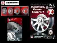 Zimmermann p�edn� sportovn� brzdov� kotou�e FORMULA Z -vzduchem chlazen� VOLVO C70 Cabriolet + Coupe  -motor 2.3 T-5, 2.5, 2.5 T -- rok v�roby 03.97-